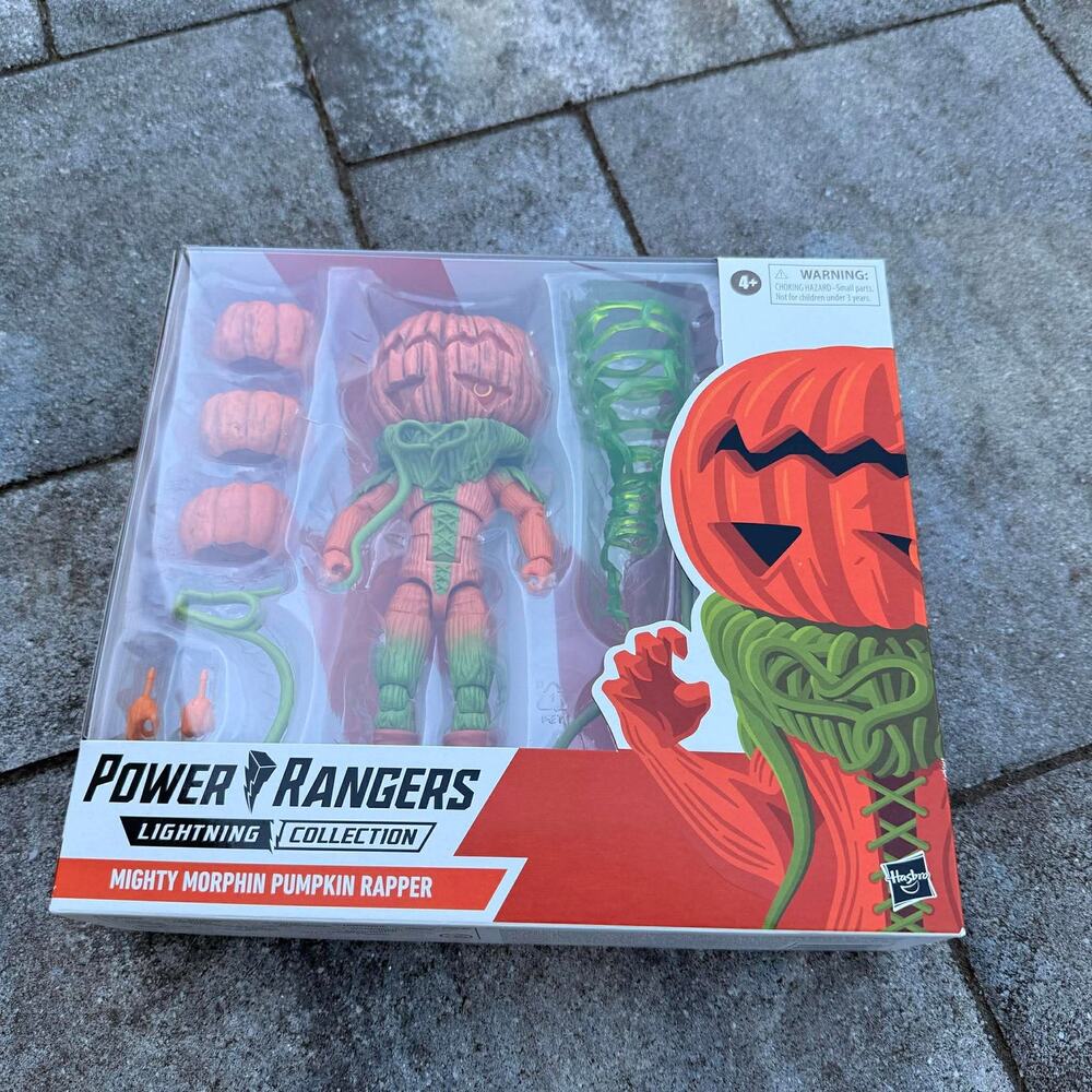 Power Rangers Lightning Collection Mighty Morphin Pumpkin Rapper 6" Figure New - Picture 2 of 5